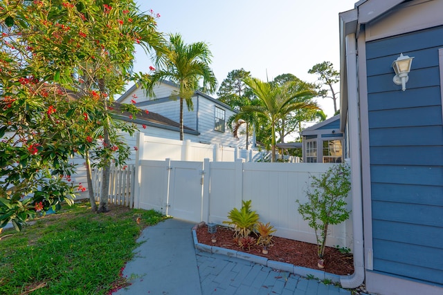 1325 Strawberry Ln, West Palm Beach, FL 33415 - view of yard with a gate