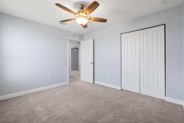 852 Gairloch Ln, Fort Pierce, FL 34947 - unfurnished bedroom featuring carpet flooring, baseboards, and a closet