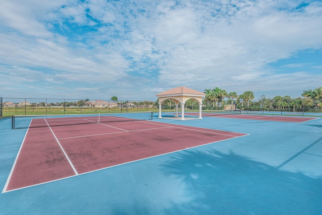 852 Gairloch Ln, Fort Pierce, FL 34947 - view of tennis court with community basketball court