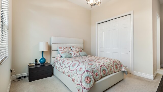 8520 Lewis River Rd, Delray Beach, FL 33446 - bedroom with carpet floors, a closet, and baseboards
