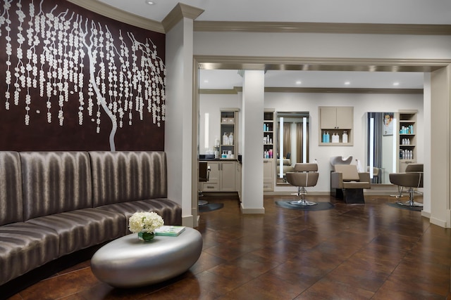 5846 NW 24th Ave Unit 202, Boca Raton, FL 33496 - common area featuring crown molding