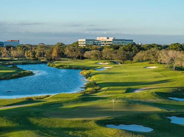 5846 NW 24th Ave Unit 202, Boca Raton, FL 33496 - view of home's community featuring a water view, golf course view, and view of wooded area