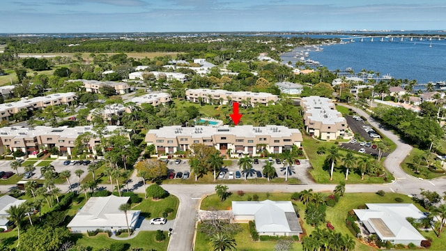 1800 SE Saint Lucie Blvd Unit 2-204, Stuart, FL 34996 - aerial view of property's location with a notable bridge and a nearby body of water