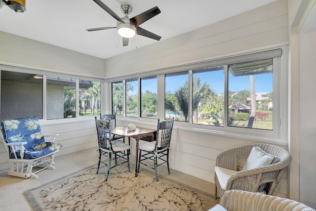 1800 SE Saint Lucie Blvd Unit 2-204, Stuart, FL 34996 - sunroom / solarium with carpet floors and wood walls