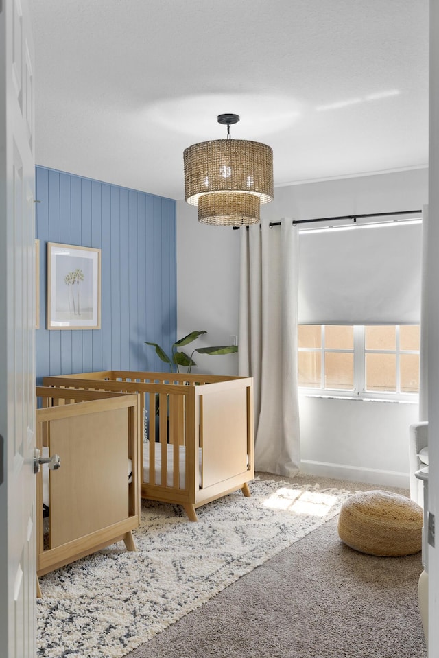 bedroom with carpet floors