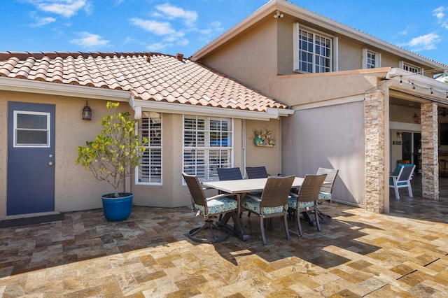 view of patio / terrace with outdoor dining area