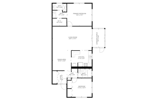 517 SE Crooked Lake Ln Unit D, Fort Pierce, FL 34982 - home floor plan