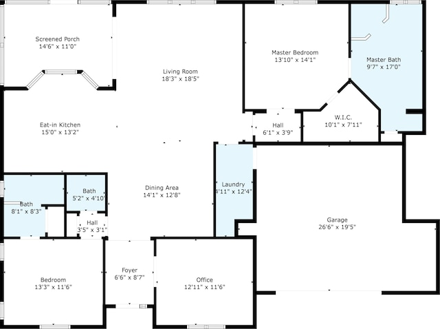 10171 SW Dolce Rd, Port Saint Lucie, FL 34986 - floor plan / room layout