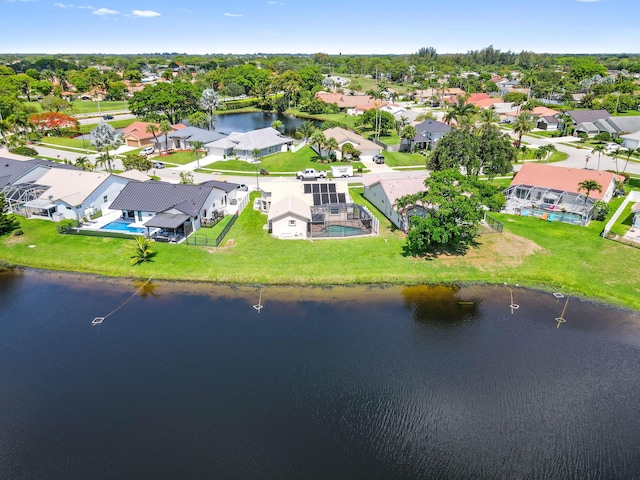8586 Brian Blvd, Boynton Beach, FL 33472 - aerial view of residential area with a large body of water and a pool