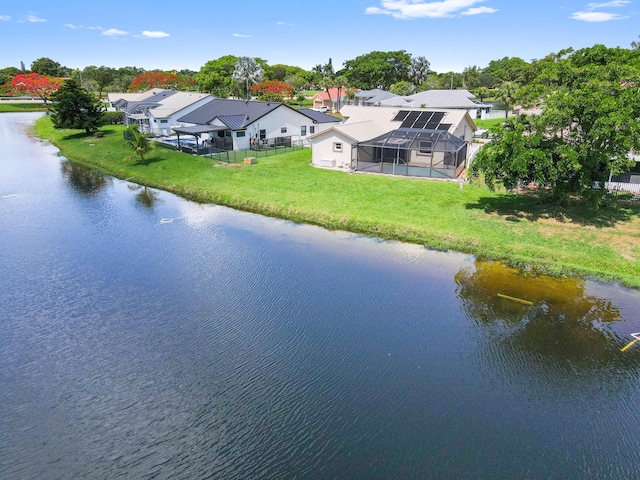 8586 Brian Blvd, Boynton Beach, FL 33472 - view from above of property with a large body of water