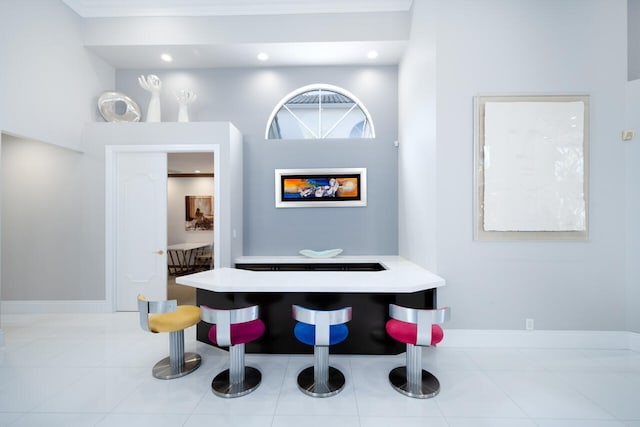 6051 NW 24th Ter, Boca Raton, FL 33496 - dining room featuring tile patterned flooring and recessed lighting