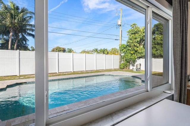 220 Fordham Dr, Lake Worth Beach, FL 33460 - view of pool with a fenced backyard