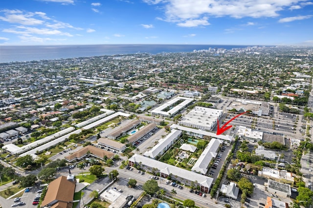 2050 NE 39th St Unit 110S, Lighthouse Point, FL 33064 - aerial overview of property's location featuring a large body of water and nearby urban area