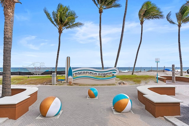 2050 NE 39th St Unit 110S, Lighthouse Point, FL 33064 - view of playground with a water view