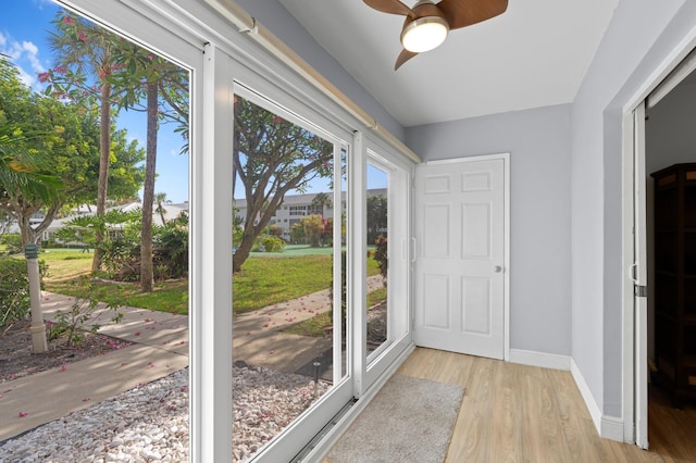 2050 NE 39th St Unit 110S, Lighthouse Point, FL 33064 - view of unfurnished sunroom