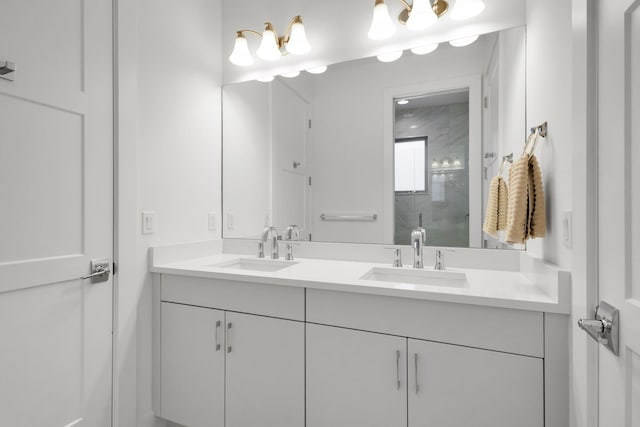 13444 Bernoulli Way, Palm Beach Gardens, FL 33418 - full bath with double vanity and a stall shower