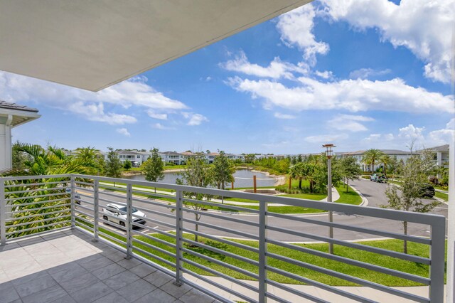 13444 Bernoulli Way, Palm Beach Gardens, FL 33418 - balcony featuring a water view and a residential view