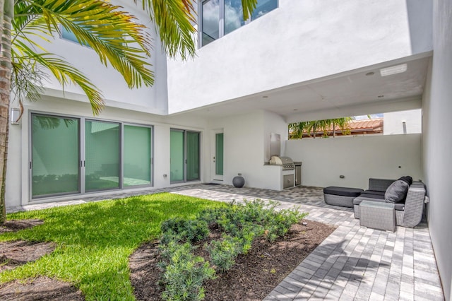 13444 Bernoulli Way, Palm Beach Gardens, FL 33418 - view of patio featuring an outdoor hangout area