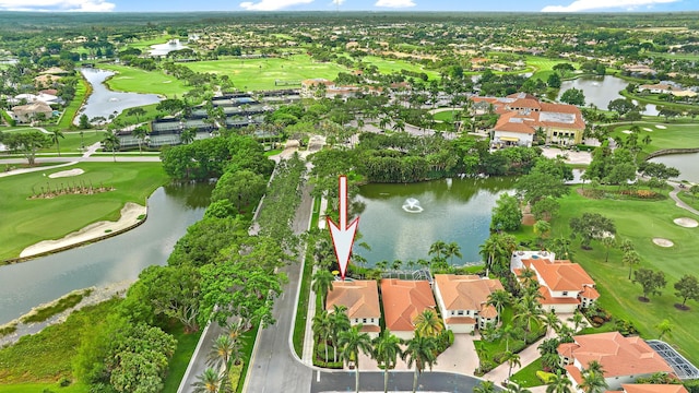 8405 Legend Club Dr, West Palm Beach, FL 33412 - aerial view of property's location featuring nearby suburban area, a nearby body of water, and a golf course
