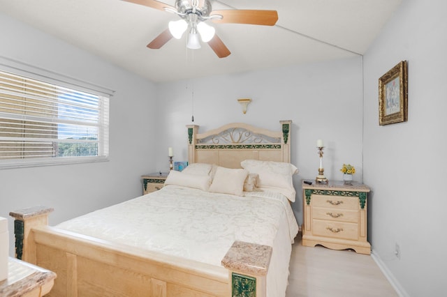 23247 Barwood Ln Unit 305, Boca Raton, FL 33428 - bedroom featuring ceiling fan and baseboards