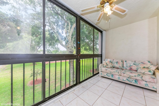 15324 Lakes Of Delray Blvd Unit 210, Delray Beach, FL 33484 - sunroom / solarium with a ceiling fan