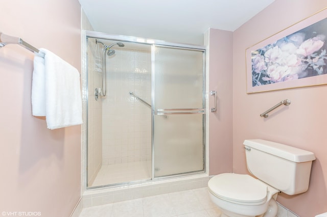15324 Lakes Of Delray Blvd Unit 210, Delray Beach, FL 33484 - full bathroom featuring a stall shower and tile patterned flooring