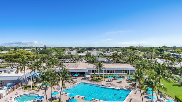 735 Monaco P, Delray Beach, FL 33446 - community pool featuring a patio area