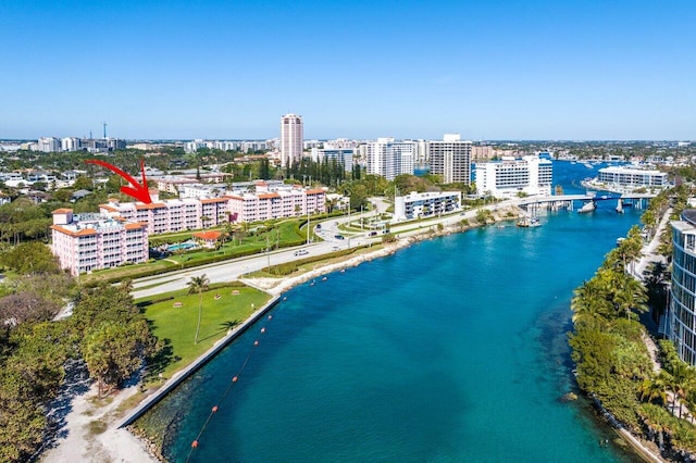 1040 Banyan Rd Unit 501C, Boca Raton, FL 33432 - view of urban area with a nearby body of water and a notable bridge