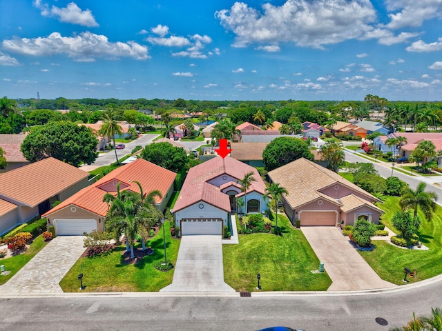 10393 Lexington Cir S, Boynton Beach, FL 33436 - aerial perspective of suburban area