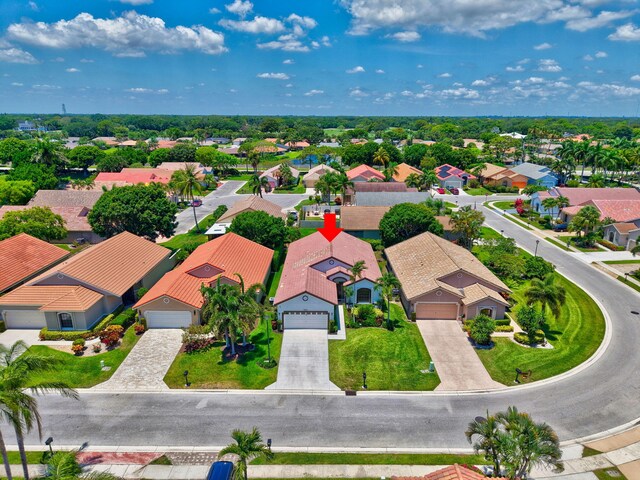 10393 Lexington Cir S, Boynton Beach, FL 33436 - aerial perspective of suburban area