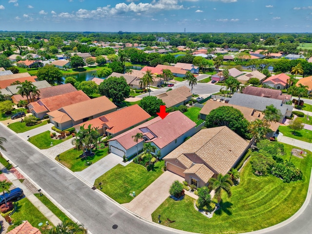 10393 Lexington Cir S, Boynton Beach, FL 33436 - aerial view of residential area with a large body of water