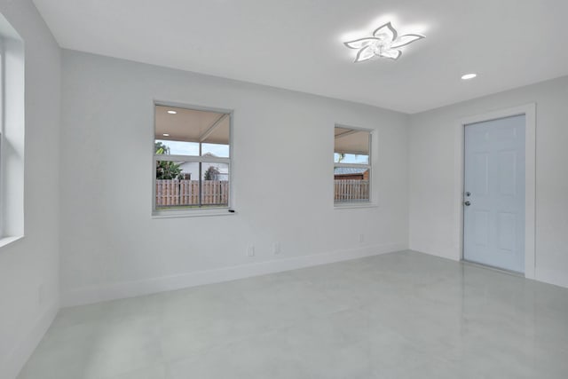 5305 Cleveland Rd, Delray Beach, FL 33484 - unfurnished room featuring healthy amount of natural light, recessed lighting, and baseboards