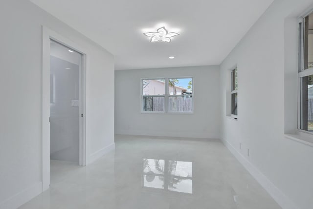 5305 Cleveland Rd, Delray Beach, FL 33484 - spare room with recessed lighting and baseboards