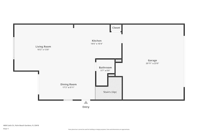 4608 Cadiz Cir, Palm Beach Gardens, FL 33418 - room layout