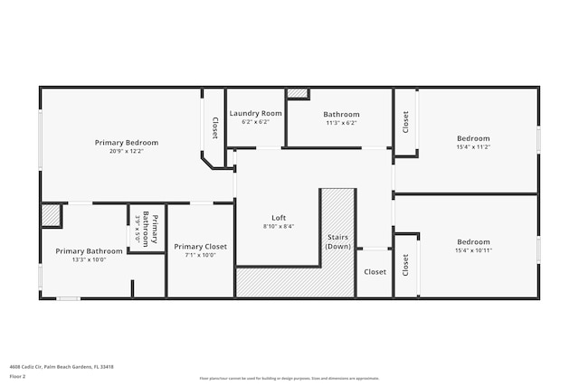 4608 Cadiz Cir, Palm Beach Gardens, FL 33418 - property floor plan