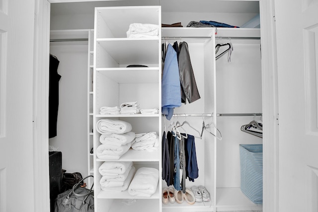 view of closet
