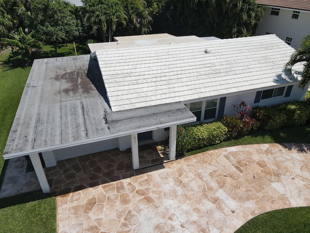 drone / aerial view