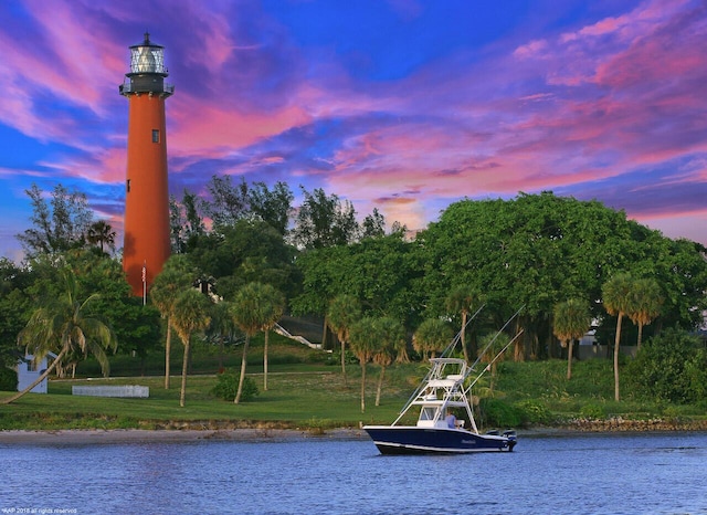 230 Ocean Grande Blvd Unit 501, Jupiter, FL 33477 - water view with a boat dock