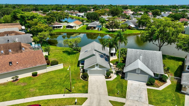 7780 Lake Champlain Ct, Delray Beach, FL 33446 - aerial view of residential area with a nearby body of water