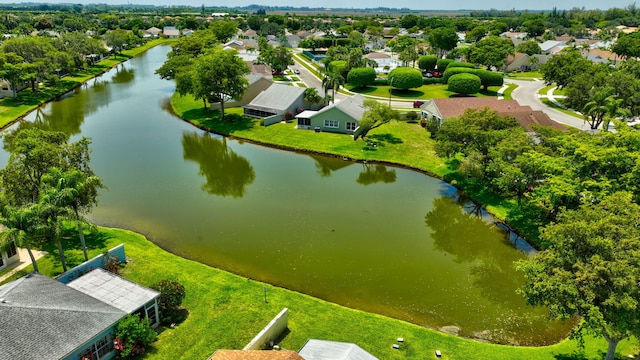 7780 Lake Champlain Ct, Delray Beach, FL 33446 - aerial view of residential area featuring a nearby body of water