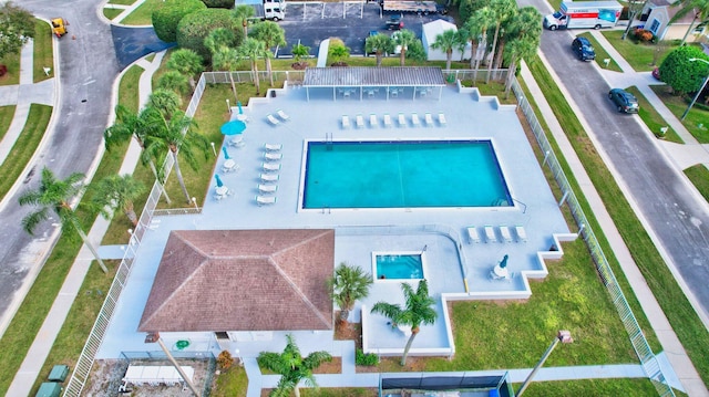 7780 Lake Champlain Ct, Delray Beach, FL 33446 - view of subject property with a pool area