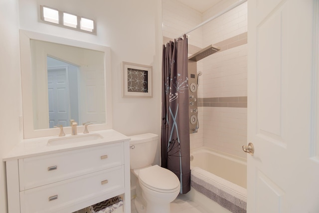 3185 Laurel Ridge Cir, Riviera Beach, FL 33404 - full bath featuring toilet, shower / bathtub combination with curtain, and vanity