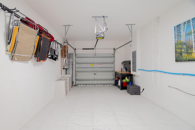 3185 Laurel Ridge Cir, Riviera Beach, FL 33404 - garage featuring a garage door opener and electric panel