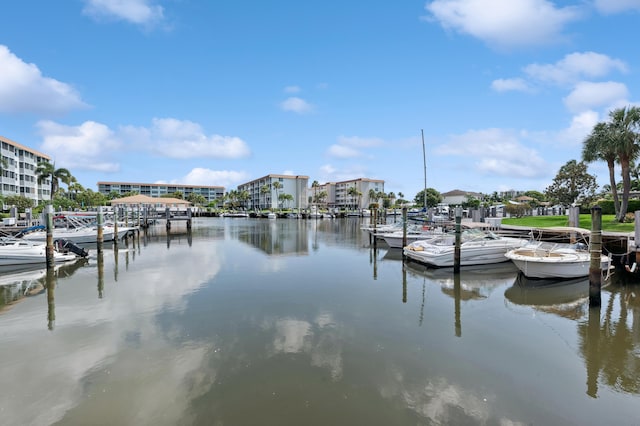 911 Gardenia Dr Unit 252, Delray Beach, FL 33483 - dock featuring a water view
