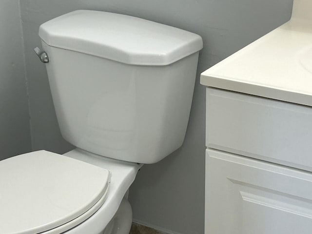 105 Sheffield E, West Palm Beach, FL 33417 - detailed view of toilet