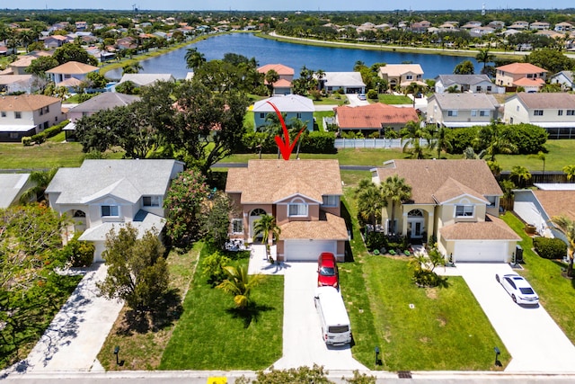 6815 Farragut Ln, Boynton Beach, FL 33437 - aerial view of residential area with a nearby body of water
