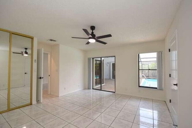 11405 Whisper Lake Way, Boca Raton, FL 33428 - unfurnished room featuring ceiling fan and light tile patterned flooring