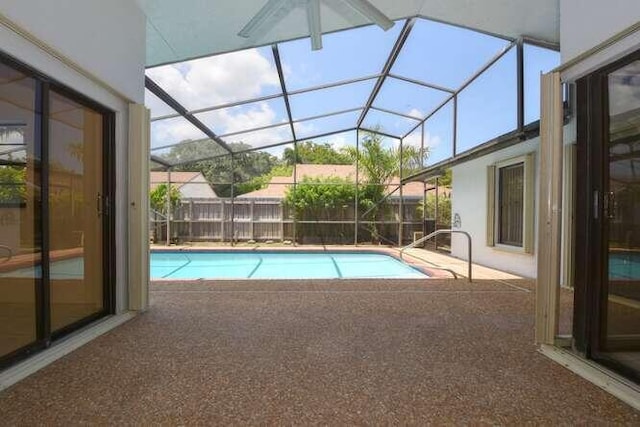 11405 Whisper Lake Way, Boca Raton, FL 33428 - view of pool with a patio and glass enclosure