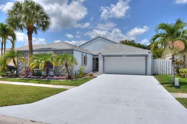 11405 Whisper Lake Way, Boca Raton, FL 33428 - ranch-style home featuring an attached garage and concrete driveway
