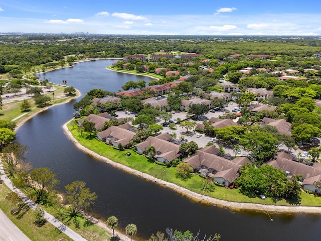 2561 Carambola Cir N Unit 1848Bldg 8, Coconut Creek, FL 33066 - aerial overview of property's location with a large body of water and nearby suburban area